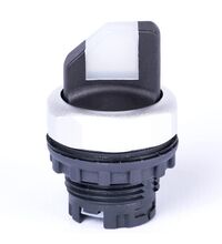 Selector cu maneta scurta cu retinere/revenire, luminoasa, transparent, dreapta, 1-0-2, Noark, 105539