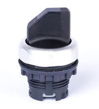 Selector cu maneta scurta cu retinere, negru, 0-1, Noark, 105666