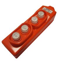 Cutie pentru comanda Freder, 4 butoane, portocaliu, cu revenire