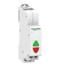 Lampa de semnalizare Schneider, LED, rosu/verde, 12-48VAC/DC, sina DIN, A9E18335