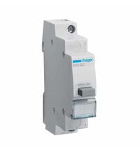 Buton comanda Hager, cu retinere, 1NI, 230VAC, sina DIN, SVN322