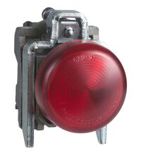 Lampa de semnalizare Schneider, LED, rosu, 230VAC, D22, XB4BV64