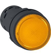 Buton comanda Schneider, cu revenire si LED, 1ND, portocaliu, XB7NW35B1