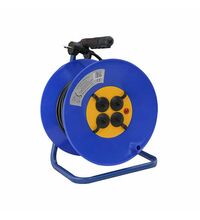 Derulator tambur PVC Adeleq, 3X1.5mmp, 4 prize, 2P+E, 50 metri