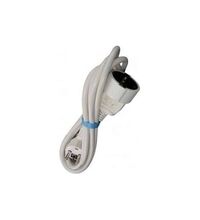 Prelungitor 1 post Adeleq, 2P+E, 10 metri, alb, 16A, 3X1.5mmp