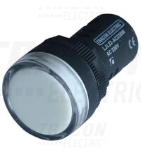 Lampa de semnalizare Tracon, LED, alb, 12VAC/DC, D22, NYG3, LJL22-WA