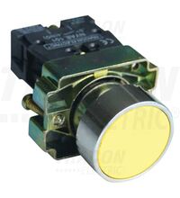 Buton comanda Tracon, cu revenire, 1ND, galben, NYGBA51S