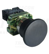 Buton comanda Tracon, ciuperca (avarie), 1ND, negru, NYGBC21