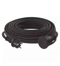 Prelungitor 1 post Emos, 2P+E, trafic greu, 30 metri, negru, 16A, 3X1.5mmp