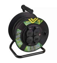 Derulator tambur PVC Emos, 4 prize, 2P+E, 3X1.5mmp, 25 metri, P08225