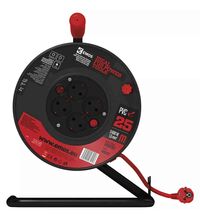 Derulator tambur PVC Emos, 4 prize, 2P+E, 3X1.5mmp, 25 metri, P092251