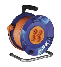 Derulator tambur PVC Emos, 4 prize, 2P+E, 3X1.5mmp, 50 metri, P09250