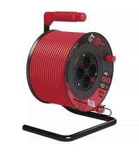 Derulator tambur PVC Emos, 4 prize, 2P+E, 3X1.5mmp, 50 metri, P092501