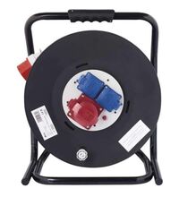 Derulator tambur PVC Emos, trifazic, 1 priza, (3P+N+E)+2x(2P+E), 3X2.5mmp, 25 metri