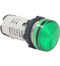 Lampa de semnalizare Schneider, LED, verde, 120VAC, D22, XB7EV03GP