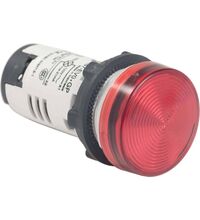 Lampa de semnalizare Schneider, LED, rosu, 120VAC, D22, XB7EV04GP