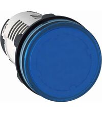 Lampa de semnalizare Schneider, LED, albastru, 24VAC/DC, D22, XB7EV06BP