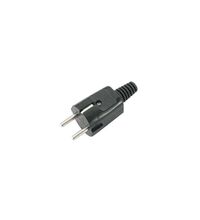 Stecher Lumen, 2P+E, negru, 16A, intrare cablu frontal, 50009