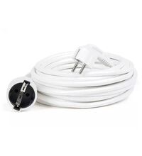 Prelungitor 1 post Wconn, 2P+E, 20 metri, alb, 16A