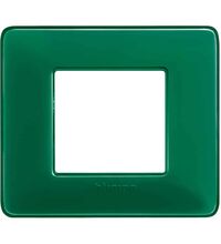 Rama decorativa aparataj modular Bticino, elipsa, 2M, smarald, Matix, AM4802CVS
