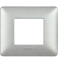 Rama decorativa aparataj modular Bticino, elipsa, 2M, alb var, Matix, AM4802TBC