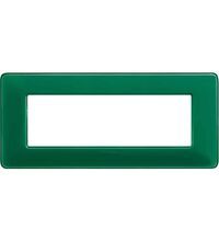 Rama decorativa aparataj modular Bticino, elipsa, 6M, smarald, Matix, AM4806CVS