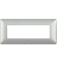 Rama decorativa aparataj modular Bticino, elipsa, 6M, alb var, Matix, AM4806TBC