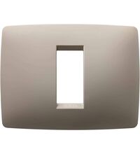 Rama decorativa aparataj modular Gewiss, elipsa, 1M, canepa, Chorus One, GW16101TC