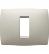 Rama decorativa aparataj modular Gewiss, elipsa, 1M, ivoar, Chorus One, GW16101TI