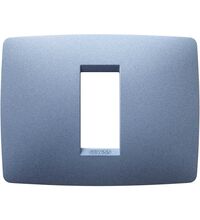 Rama decorativa aparataj modular Gewiss, elipsa, 1M, bleumarin, Chorus One, GW16101VB