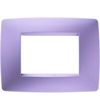Rama decorativa aparataj modular Gewiss, elipsa, 3M, violet, Chorus One, GW16103TA