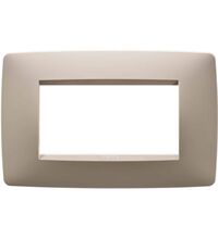 Rama decorativa aparataj modular Gewiss, elipsa, 4M, canepa, Chorus One, GW16104TC