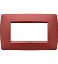 Rama decorativa aparataj modular Gewiss, elipsa, 4M, rubiniu, Chorus One, GW16104VR
