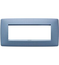 Rama decorativa aparataj modular Gewiss, elipsa, 6M, bleumarin, Chorus One, GW16106VB