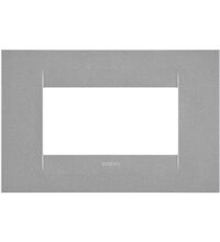 Rama decorativa aparataj modular Gewiss, rectangulara, 4M, titaniu, Chorus Geo, GW16404VT