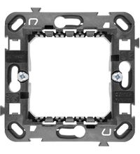 Rama de montaj Gewiss, cu gheare, 2M, negru, Chorus, GW16821