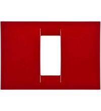 Rama decorativa aparataj modular Gewiss, rectangulara, 1M, visiniu, Virna, GW22131