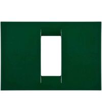 Rama decorativa aparataj modular Gewiss, rectangulara, 1M, verde inchis, Virna, GW22151