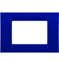 Rama decorativa aparataj modular Gewiss, rectangulara, 3M, bleumarin, Virna, GW22173