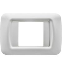 Rama decorativa aparataj modular Gewiss, elipsa, 2M, alb, Top System, GW22502