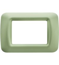 Rama decorativa aparataj modular Gewiss, elipsa, 3M, verde deschis, Top System, GW22543