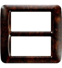 Rama decorativa aparataj modular Gewiss, elipsa, 8M, nuc, Top System, GW22677