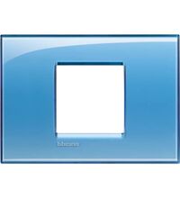 Rama decorativa aparataj modular Bticino, rectangulara, 2/3M, albastru deep, Living-light, LNA4819AD