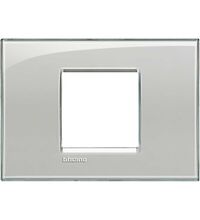 Rama decorativa aparataj modular Bticino, rectangulara, 2/3M, gri, Living-light, LNA4819KG