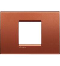 Rama decorativa aparataj modular Bticino, rectangulara, 2/3M, caramiziu, Living-light, LNA4819RK