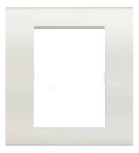 Rama decorativa aparataj modular Bticino, rectangulara, 6M, alb neutru, Living-light, LNA4826BI