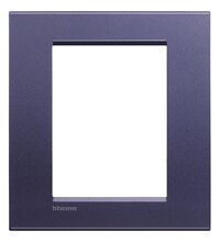 Rama decorativa aparataj modular Bticino, rectangulara, 6M, violet matase, Living-light, LNA4826CB