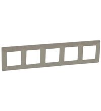 Rama decorativa aparataj unitar Legrand, universala, 5 posturi, argila, Niloe, 665035