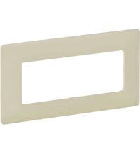 Rama decorativa aparataj unitar Legrand, orizontala, 6 posturi, ivoar, Valena Life, 754046