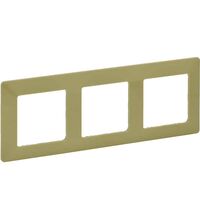 Rama decorativa aparataj unitar Legrand, universala, 3 posturi, verde lime, Valena Life, 754083